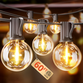 VIPAR Outdoor String Lights,60FT 32 G40 Patio Lights Waterproof for Outside